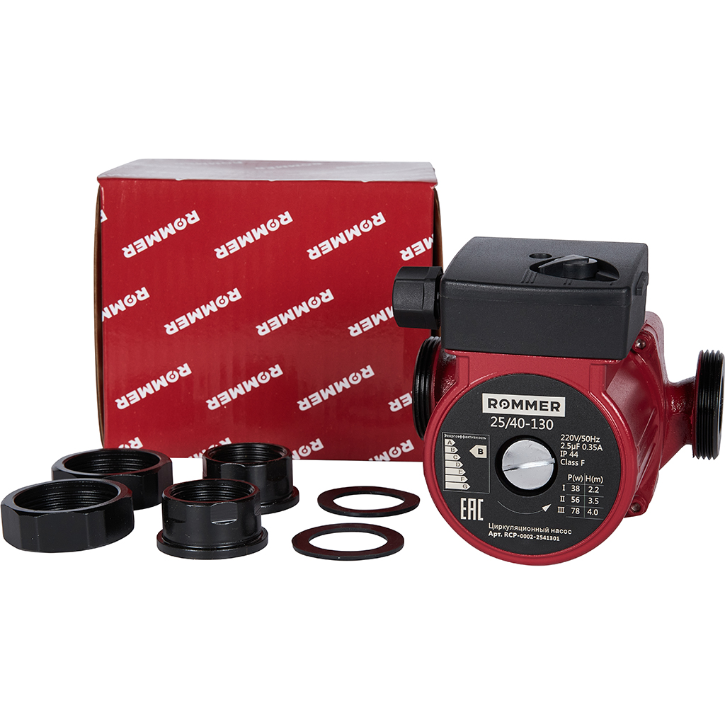 Циркуляционный насос Rommer 25/40-130 — изображение 7